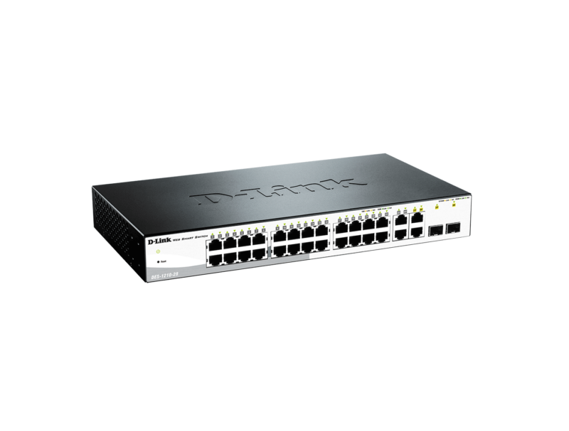 سوئیچ 28 پورت مگابیتی و رکمونت دی لینک مدل DES-1210-28