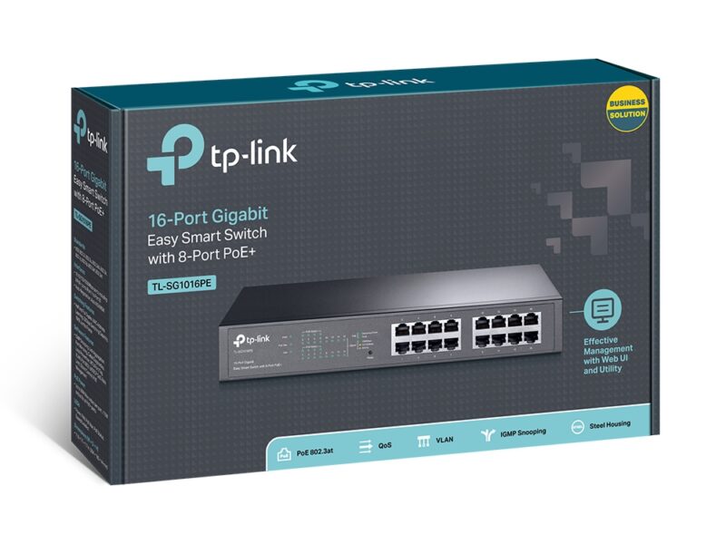سوئیچ 16 پورت POE تی پی لینک TL-SG1016PE