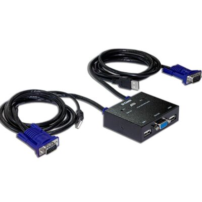 سوییچ KVM با 2 پورت مدل KVM-222 دی-لینک