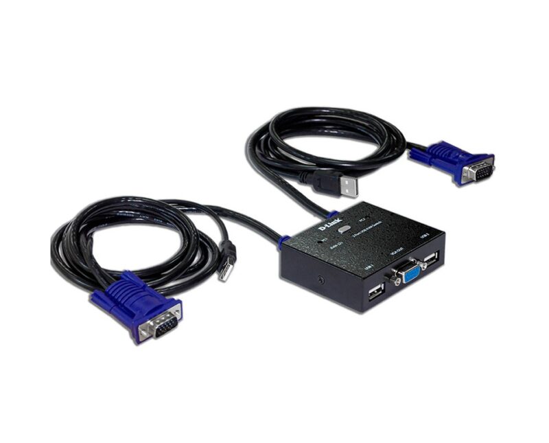 سوییچ KVM با 2 پورت مدل KVM-222 دی-لینک