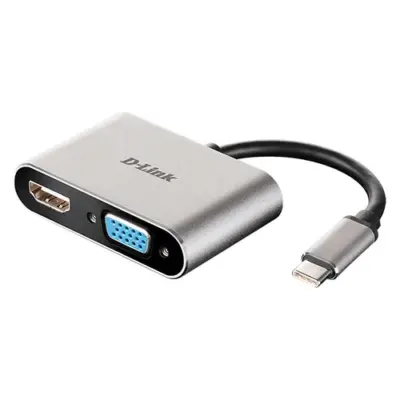 مبدل USB-C به VGA/HDMI دی-لینک مدل DUB-V210