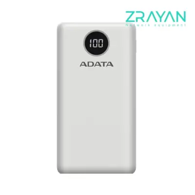 زد رایان پاوربانک ای دیتا مدل P20000QCD ظرفیت 20000 میلی آمپر ساعت