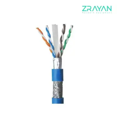 کابل شبکه لگراند Cat6 sftp تمام مس تست فلوک چنل روکش PVC‌ حلقه 500 متری