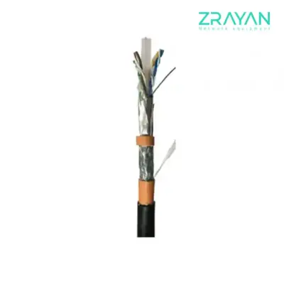 قیمت و خرید کابل شبکه نگزنس Cat6 SFTP Outdoor تمام مس بدون تست فلوک با یک روکش PE زد رایان