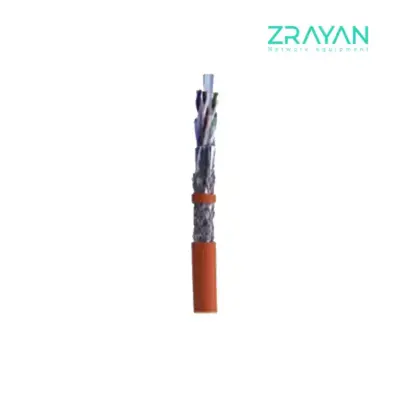 قیمت و خریدکابل شبکه نگزنس Cat6 SFTP تمام مس تست فلوک چنل با روکش PVC حلقه 500 متری از زدرایان
