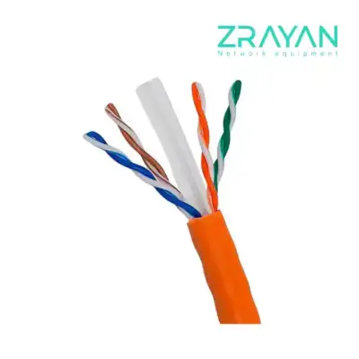 قیمت و خرید کابل شبکه نگزنس Cat6 UTP آلومینیوم روکش مس (CCA) با روکش PVC حلقه 305 متری
