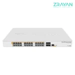روتر سوییچ میکروتیک مدل CRS328-24P-4S+RM
