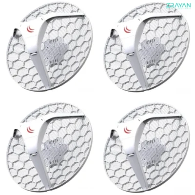 اکسس پوینت بی سیم میکروتیک مدل LHG XL HP5 بسته 4 عددی