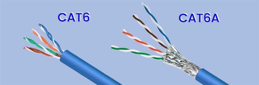 مقایسه کابل cat6 و cat6a