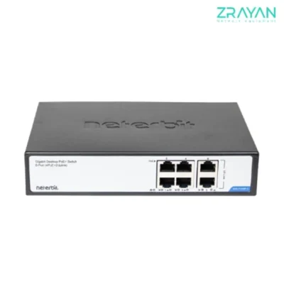 سوییچ 6 پورت نتربیت مدل NGS-F1006P-C