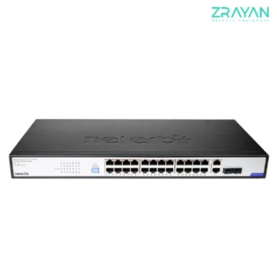 سوییچ 28 پورت نتربیت مدل NGS-F1028P-A