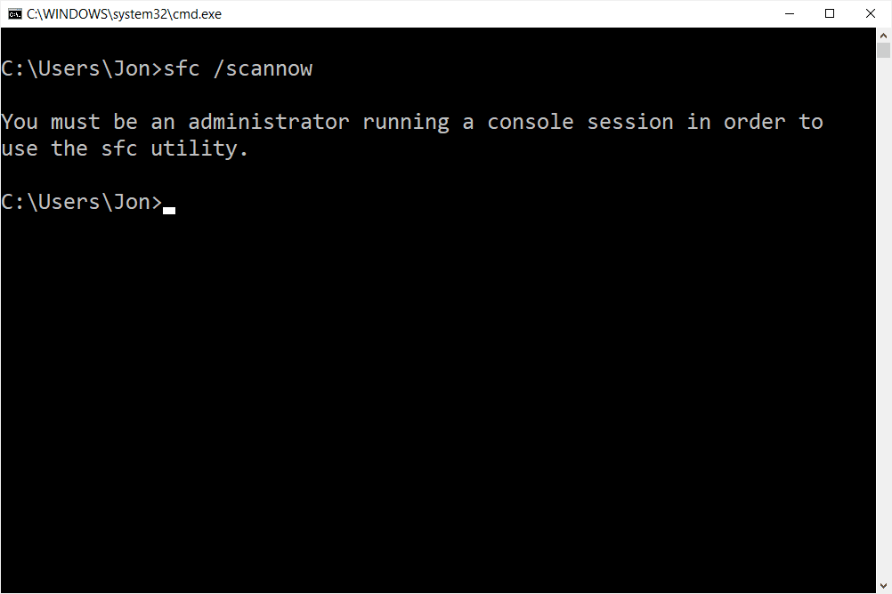 دستور Command Prompt در ویندوز 10