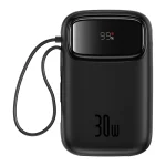 پاوربانک 30 وات بیسوس مدل QPow2 PPQD4-10C ظرفیت 10000 میلی آمپر ساعت