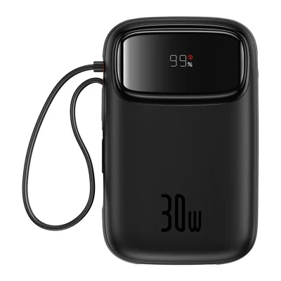 پاوربانک 30 وات بیسوس مدل QPow2 PPQD4-10C ظرفیت 10000 میلی آمپر ساعت